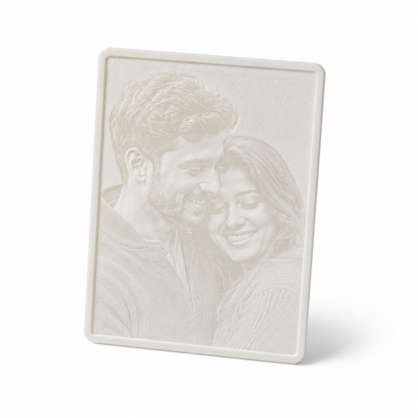 Custom 3D Printed Lithophane Photo Card