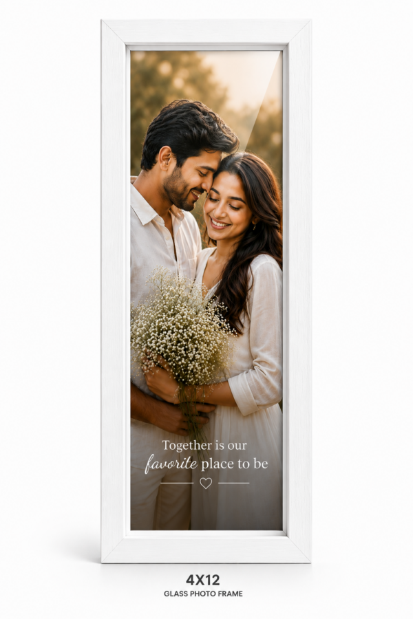 4*12 Glass Photo Frame