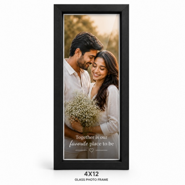 4*12 Glass Photo Frame