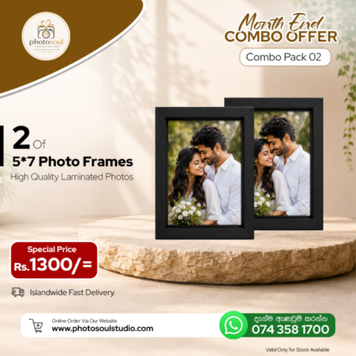 2 Custom 5×7 Photo Frames – Special Offer